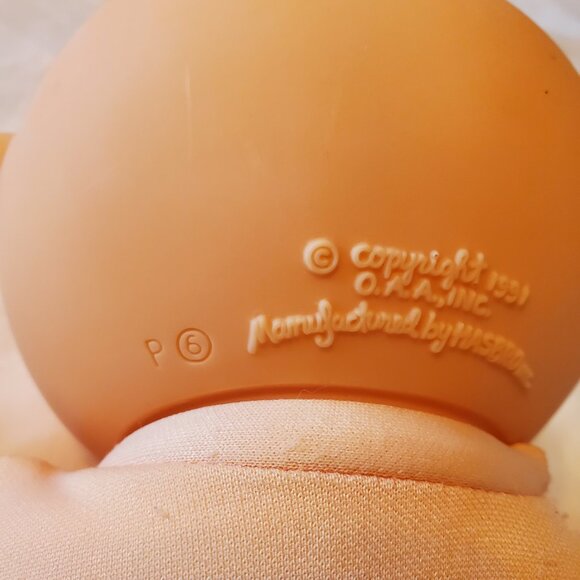 Vintage 1991 Cabbage Patch Kid Baldie Baby with Violet Eyes (Needs a little TLC) - Picture 5 of 11